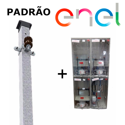 Foto do Produto Kit Instalação Caixa Padrão de Energia Enel