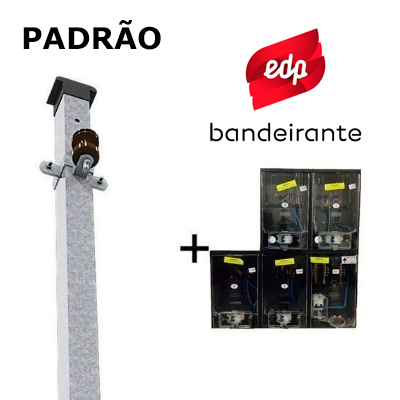 Foto do Produto Kit Instalação Caixa Padrão de Energia Bandeirantes