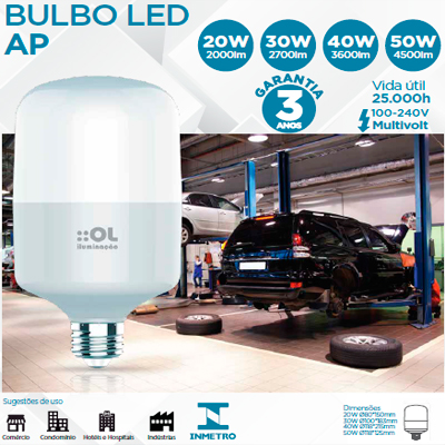 Foto do Produto BULBO LED AP