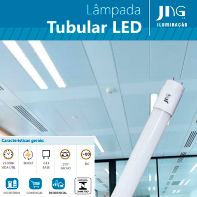 Foto do Produto Lâmpada LED Tubular